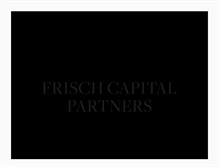 Tablet Screenshot of frischcapital.com